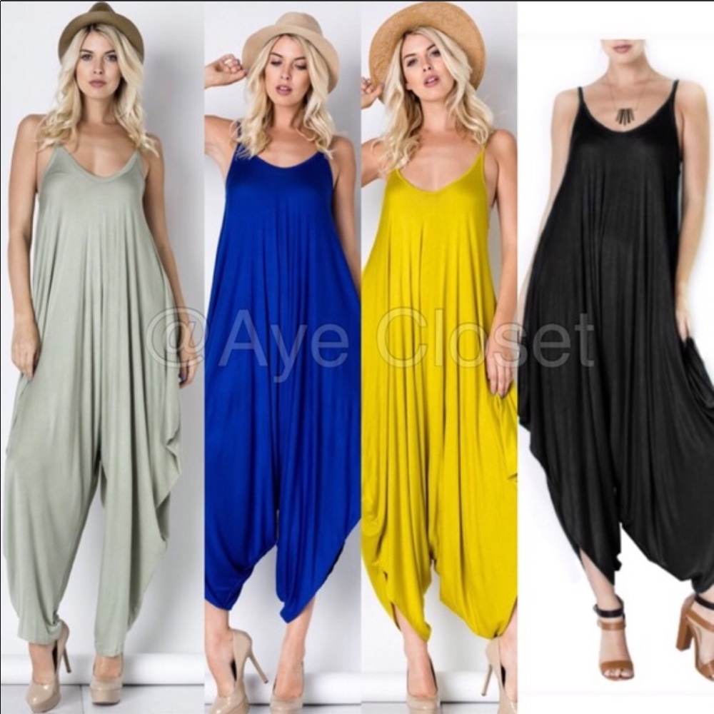 Harem Oversized jumpsuit jumper dress comfy sexy - Picture 8 of 8